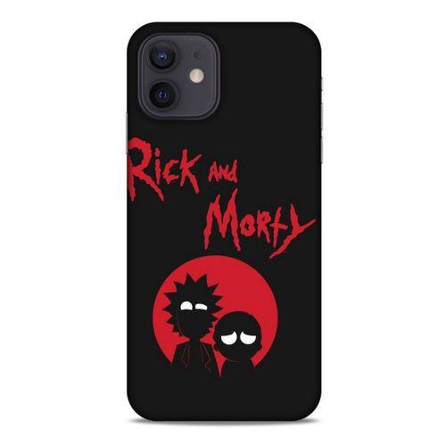 Apple iPhone 12 Uyumlu Kılıf Rick And Morty (17) Tasarım Kılıf Principal Gene
