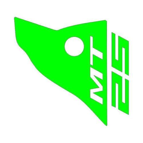YAMAHA Yamaha Mt-25 Uyumlu Yesıl Siperlik Sticker Set
