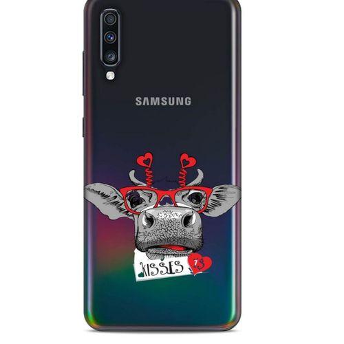 Zoologix (6) Samsung Galaxy A80 Şeffaf Kılıf Silikon Desenli