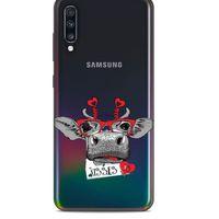 Zoologix (6) Samsung Galaxy A80 Şeffaf Kılıf Silikon Desenli