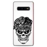 Lopard Samsung Galaxy S10 Plus Uyumlu Kılıf Tattoo's (26) Tpu Silikon Kılıf İskelet