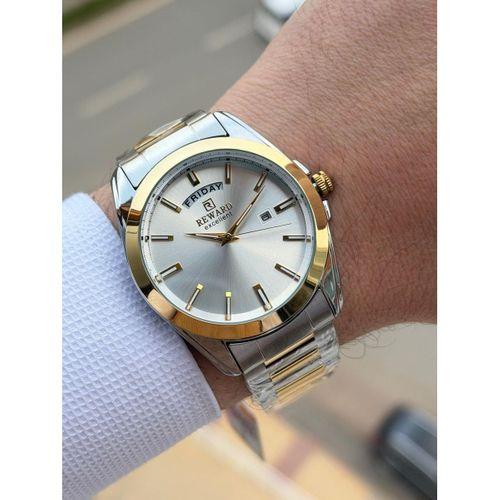 Reward Çelik Kordon 5 Atm Suya Dayanıklı Takvimli Kadran 2 Yıl Garantili Erkek Kol Saati FT.GL.M02.5