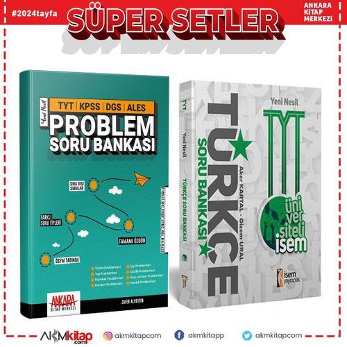 İsem TYT Türkçe ve AKM Problemler Soru Bankası Seti 2 Kitap