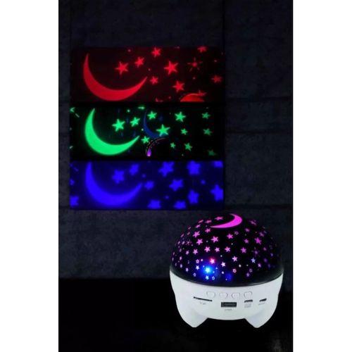 Yıldız Yansıtmalı Projeksiyon Gece Lambası Şarjlı Taşınabilir
