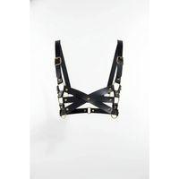 Siyah Kadın Kemer Deri Çapraz Detaylı Vücut Kemeri - Brf1186