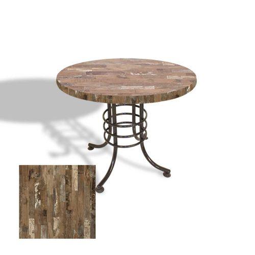 Dockers Buket Mega Laminat Yuvarlak Mutfak Masası Q110 - Maracaıbo