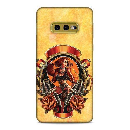 Lopard Samsung Galaxy S10e Uyumlu Kılıf Tattoo's (15) Antişok Kılıf Kadın Dövmeleri