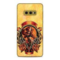 Lopard Samsung Galaxy S10e Uyumlu Kılıf Tattoo's (15) Antişok Kılıf Kadın Dövmeleri