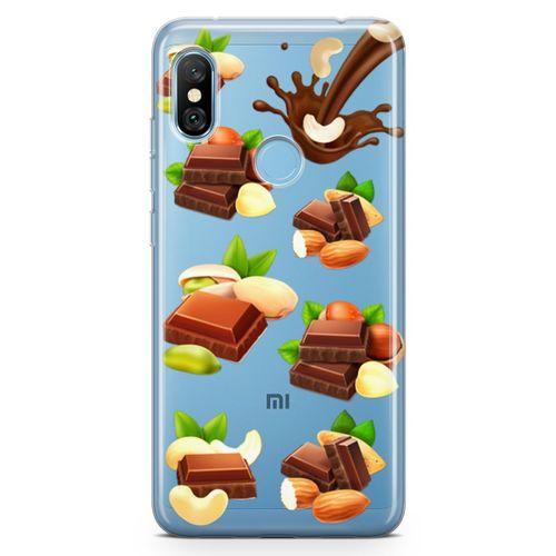 Xiaomi Redmi Note 6 Pro Kılıf Çikolata Çeşitleri Arka Kapak Koruma Desenli Full Koruyucu