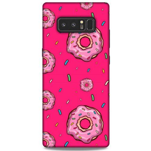 Samsung Galaxy Note 8 Uyumlu Kılıf Pembe Delisi (28) Arka Kapak Donut