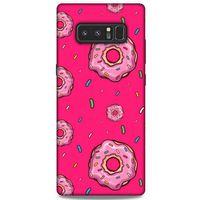 Samsung Galaxy Note 8 Uyumlu Kılıf Pembe Delisi (28) Arka Kapak Donut