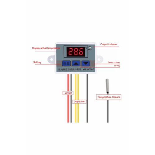 W3002-220v 10a Dijital Termostat Kuluçka Makinalarına Uygun Hassas