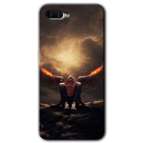 Oppo Rx 17 Neo HD Baskılı Kılıf + 9D Tam Ekran Koruyucu - Wings of Power