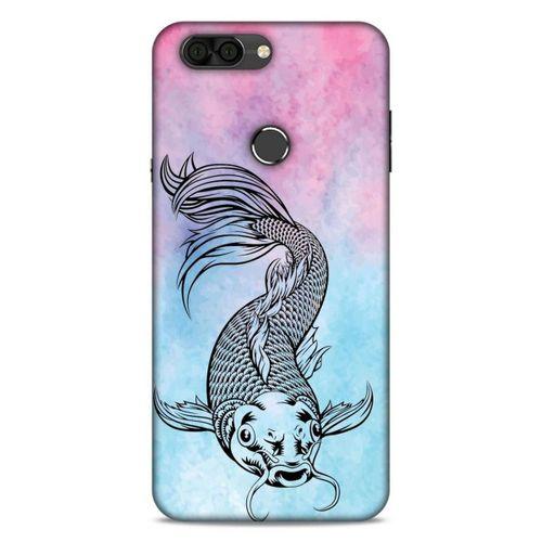 Lopard Vestel Venüs V6 Uyumlu Kılıf Tattoo's (31) TPU Kılıf Balık Dövmesi