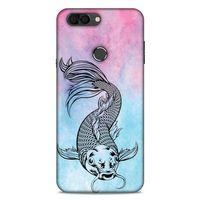 Lopard Vestel Venüs V6 Uyumlu Kılıf Tattoo's (31) TPU Kılıf Balık Dövmesi