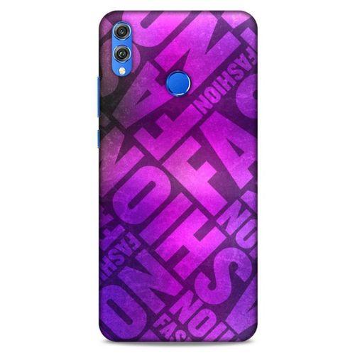 Huawei Honor 8x Uyumlu Kılıf Pembe Delisi (21) Koruyucu Kapak Fuşya