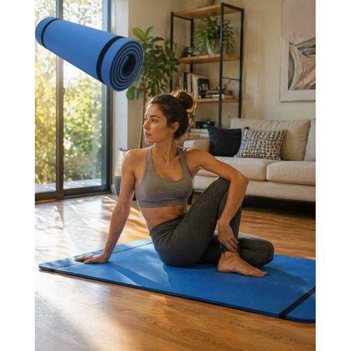 10 Mm Yoga Matı Kaymaz Yüzey Çift Taraflı Kullanım Dayanıklı Eva Fitness Minderi