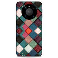 Lopard Huawei Mate 40 Pro Uyumlu Kılıf Patchwork (18) Telefon Kılıfları