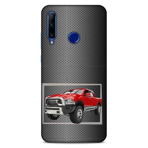 Lopard Huawei Honor 20 Lite Uyumlu Kılıf PickUpX (15) Antişok Kılıf Kırmızı Siyah