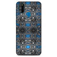Samsung Galaxy M30s Uyumlu Kılıf Mavi Delisi (35) Fit Design Kılıf Bölgesel