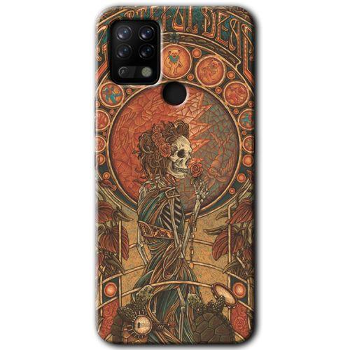 Tecno Pova HD Baskılı Kılıf + 9D Tam Ekran Koruyucu - İskelet Aşk