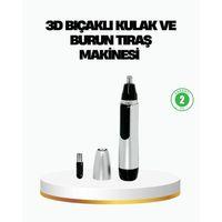 3d Bıçaklı Burun Ve Kulak Tıraş Makinesi Pil İle Çalışan Taşınabilir Model