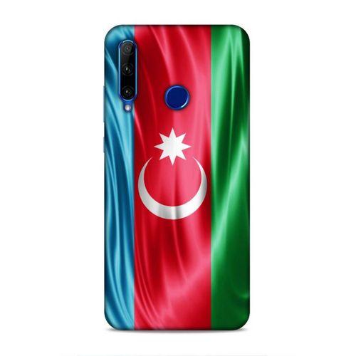 Huawei Honor 20 Lite Uyumlu Kılıf Azarbaijan (36) Glitter Kılıf Tam Bayrak