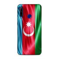 Huawei Honor 20 Lite Uyumlu Kılıf Azarbaijan (36) Glitter Kılıf Tam Bayrak