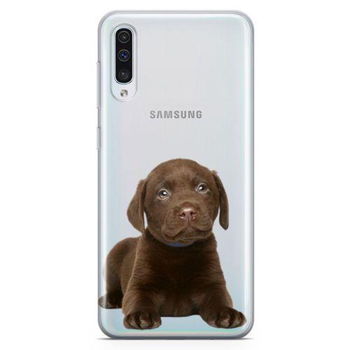 Samsung Galaxy A70 Kılıf Yavru Labrador Arka Kapak Koruma Desenli Full Koruyucu