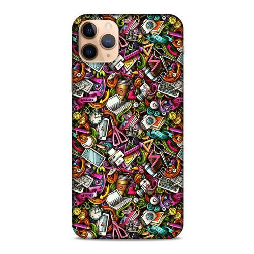 Graffitix (10) Desenli Silikon Kapak Apple Iphone 11 Pro Kılıf