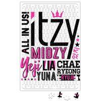 Itzy Font Collage Puzzle 240 Parça A3