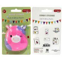 Tanex Jumbo Stickers Sukuşi İnek Pembe