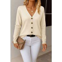 Kasın Uzun Kollu önü Düğmeli Kısa Hırka