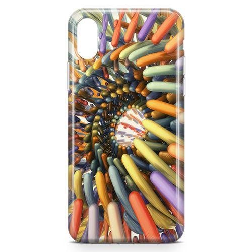 Apple iPhone X Kılıf Derin Mevzular Arka Kapak Koruma Desenli Full Koruyucu