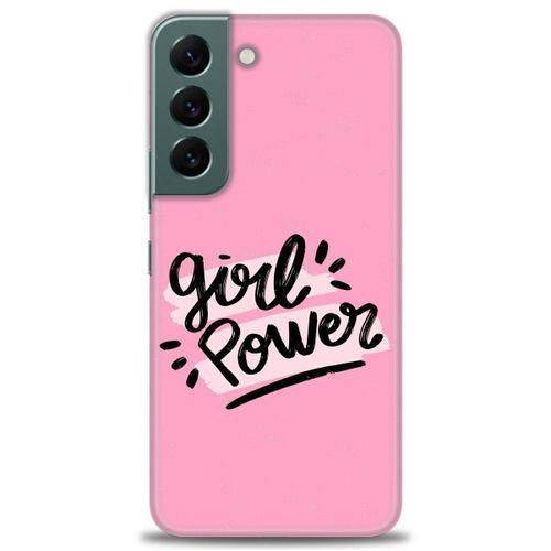 Samsung Galaxy S22 Kılıf HD Baskılı Kılıf - Girll Power + Tam Ekran Koruyucu
