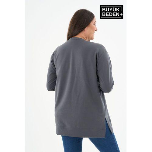 Kadın Tunik Büyük Beden  Sweatshırt SPR26BTK950