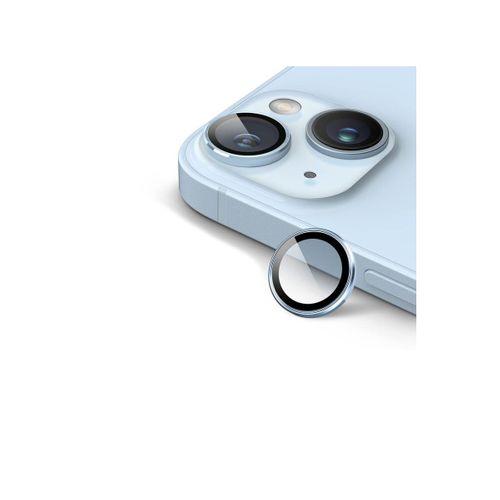 iPhone 15 / 15 Plus için IPG ProLENS Kamera Lens Koruyucu Alüminyum CD Çerçeveli, Kırılmaz Cam