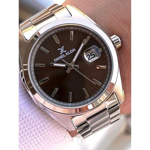 Daniel Klein Klasik Erkek Kol Saati Çelik Kordon 3 ATM Suya Dayanıklı Bileklik Hediyeli VS.BLKT.0604