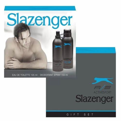 Slazenger Active Sport Mavi Kofre Hediye Seti - EDT Parfüm 125 ml + Deodorant 150 ml