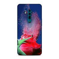 Oppo Reno 10x Zoom Kılıf Gul Kiriklari Arka Kapak Silikon Koruma Full Koruyucu