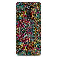 Lopard Xiaomi Redmi K20 Pro Uyumlu Kılıf Soyut Sanat (30) Desenli Silicone Case