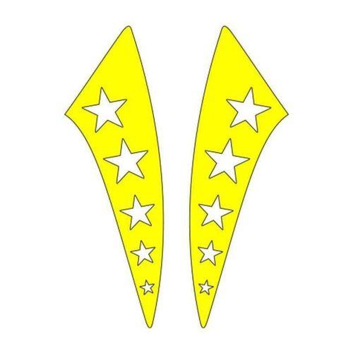 SEVGENT Cg Sarı Yıldızlı Çamurluk Yan Sticker