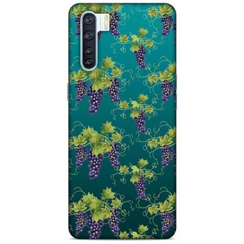 Frutix Üzüm 01 Oppo A91 Kılıf Desenli Silikon
