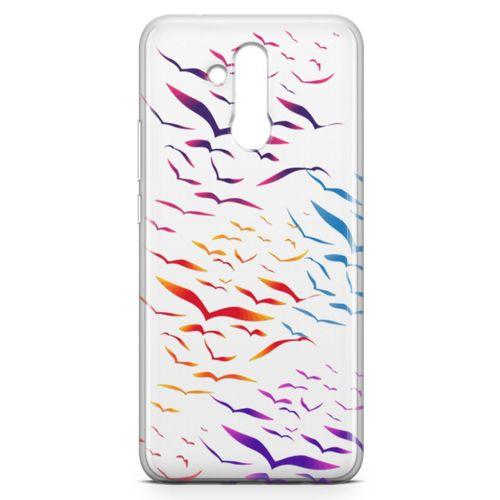 Huawei Mate 20 Lite Kılıf Göç Zamanı Arka Kapak Koruma Desenli Full Koruyucu