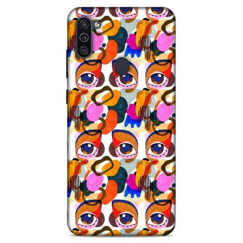 Lopard Samsung Galaxy M11 Uyumlu Kılıf Sürreal Yüzler ♀ (5) Koruma Kabı Baskılı