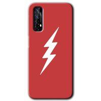 Realme 7 Kılıf HD Desen Baskılı Arka Kapak - Flash Logo