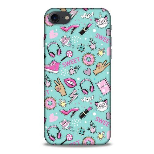 Pop Culture Turkuaz Apple Iphone 7 Kılıf