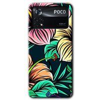 Poco x4 Pro Kılıf HD Desen Baskılı Arka Kapak - Çizim Çiçekler