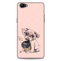 Animax Pugs COFEE Oppo A79 Kılıf Desenli Silikon
