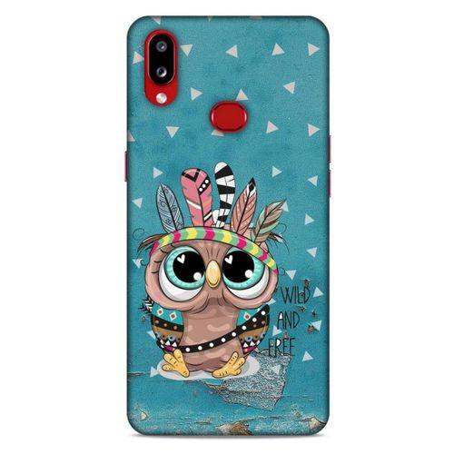 Animax Mavi Kızılderili Baykuş Samsung Galaxy A10s Kılıf Desenli Silikon